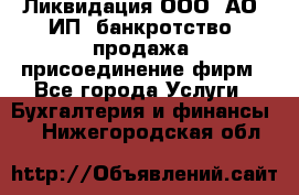 Ликвидация ООО, АО, ИП, банкротство, продажа, присоединение фирм - Все города Услуги » Бухгалтерия и финансы   . Нижегородская обл.